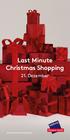 Last Minute Christmas Shopping. 21. Dezember. designeroutletsalzburg.at