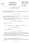 Musterlösungen Blatt Theoretische Physik IV: Statistische Physik