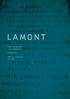 lamont by urw++ L AMONT Design by Michael Herold  September 2009 URW ++ Design & Development GmbH