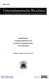 Unternehmerische Resilienz Protektive Faktoren für unternehmerischen Erfolg in risikoreichen Kontexten