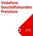 Vodafone Geschäftskunden Preisliste
