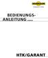 bedienungs- anleitung