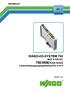 Handbuch. WAGO-I/O-SYSTEM 750 4AO 0-10V DC (/xxx-xxx) 4-Kanal-Analogausgangsklemme DC 0-10 V. Version 1.1.0