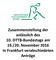 Zusammenstellung der anlässlich des 10. DTTB-Bundestags am 19./20. November 2016 in Frankfurt verabschiedeten Anträge