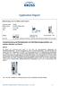 Application Report. Single Fiber Force Tensiometer K14
