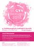 50. GYN OBERGURGL. 50. Fortbildungstagung für Gynäkologie & Geburtshilfe Obergurgl, 4. bis 9. Februar 2018