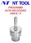 PROGRAMA ALTA VELOCIDAD HSK-E / F