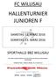 HALLENTURNIER JUNIOREN F