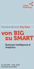 Fachkonferenz Big Data. von BIG zu SMART. Business Intelligence & Analytics. 24. April :00 16:30 Novomatic Forum Wien