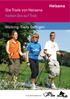 Helsana. Die Trails von Helsana halten Sie auf Trab. Walking-Trails Seftigen. In Zusammenarbeit mit: