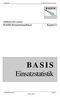 EINSATZSTATISTIK B A S I S. HÖRMANN GMBH BASIS-Benutzerhandbuch Kapitel 8 B A S I S. Einsatzstatistik. HÖRMANN GmbH Seite: 1 Stand: 09/96