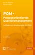 PQM- Prozessorientiertes Qualitätsmanagement
