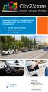 Kooperatives Projekt im Förderprogramm Erneuerbar Mobil des BMUB mit den Schwerpunkten: Urbane Elektromobilität Autonomes Fahren e-carsharing