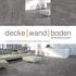 CorkStone PrintKork Boden Dekor/Optik Beton Aschgrau