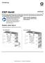 CSP-Ventil. Anleitung 3A5522E. Modelle: Siehe Seite 2