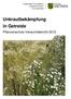 Unkrautbekämpfung in Getreide. Pflanzenschutz-Versuchsbericht 2012