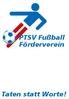 PTSV Fußball Förderverein. Taten statt Worte!