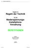 Kapitel 13 Regeln der Technik Niederspannungs- Installations- Verodnung REPETITIONEN