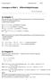 Übungsaufgaben Mathematik III MST. Zu b) Klassifizieren Sie folgende Differentialgleichungen nach folgenden Kriterien : - Anfangswertproblem