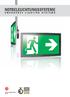 NOTBELEUCHTUNGSSYSTEME EMERGENCY LIGHTING SYSTEMS
