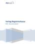 Verlog-Registrierkasse. RKSV - Benutzerhandbuch