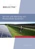 Service und Wartung von Photovoltaik-Systemen