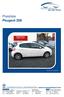 Preisliste Peugeot 208