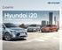 Zubehör. Hyundai i20. 5-Türer, Coupé und Active