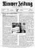 Mirower Zeitung , MZ Seite 8. Nr Mirow, Sonnabend den 18. November /25. Jahrgang Kurtaxe oder Fremdenverkehrsabgabe?