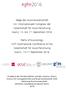 Wege der Musikwissenschaft XVI. Internationaler Kongress der Gesellschaft für Musikforschung Mainz, 14. bis 17. September 2016