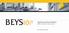 Agenturpräsentation BEYS marketing & media GmbH. 09. September 2009