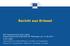 Bericht aus Brüssel ESF Förderperiode Begleitausschuss EFRE/ESF OP Thüringen am Ines Legler
