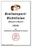 Breitensport- Richtlinien