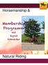 Horsemanship & Natural Riding. Membership Programm. mit Sigrid Schneider
