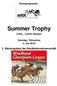 Rennprogramm Summer Trophy CACL / CACIL Rennen Sonntag / Dimanche 3. Juli Wertungslauf der Sandbahnmeisterschaft