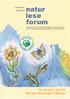 natur lese forum 30. Juni bis 5. Juli 2014 Naturpark Zirbitzkogel-Grebenzen Lernen von der Natur