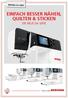 EINFACH BESSER NÄHEN, QUILTEN & STICKEN