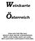 Weinkarte Österreich