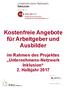 Kostenfreie Angebote für Arbeitgeber und Ausbilder