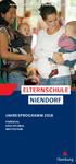 ELTERNSCHULE NIENDORF JAHRESPROGRAMM 2018 PARENTAL EDUCATIONAL INSTITUTION
