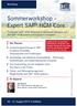 Sommerworkshop Expert SAP HCM Core