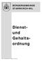 Dienstund. Gehaltsordnung