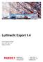 Luftfracht Export 1.4. Schulungsunterlage DAKOSY GE 5.8 Stand 2018/01. Mattentwiete Hamburg