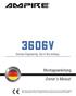 3606V. ampire. Montageanleitung. Owner s Manual. German Engineering. Out of the ordinary.