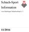 Schach-Sport Information. vom Hamburger Schachverband e. V.