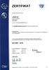 ZERTIFIKAT ]:4RøF: ,$, tl,{ iluúh. ISO 9001 i 2015 LENZE SE. ( DAKKS Deutsche Akkreditieru ngsstel le D-ZM t5. DQS GmbH