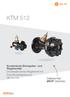 KTM 512. Kombinierte Einregulier- und Regelventile Druckbalanziertes Regelventil mit Durchflussbegrenzung DN