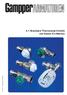 Änderungen vorbehalten. 4.1 Standard Thermostat-Ventile mit festen Kv-Werten