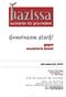 Jahresbericht Verein Hazissa Kettengasse 3/2 A 8010 Graz. Für den Inhalt verantwortlich: Mag. a Yvonne Seidler