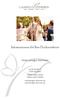 Informationen für Ihre Hochzeitsfeier